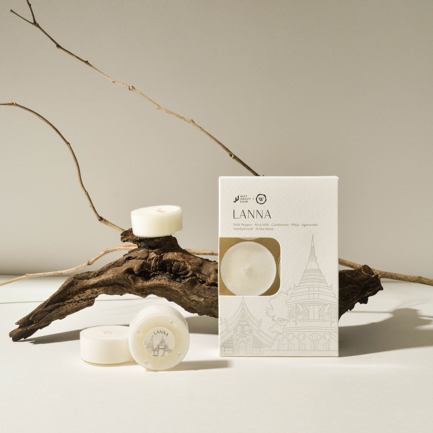 Kingdom Collection: Hand-Poured Thai Scented Soy Wax Tealights_Lanna_3