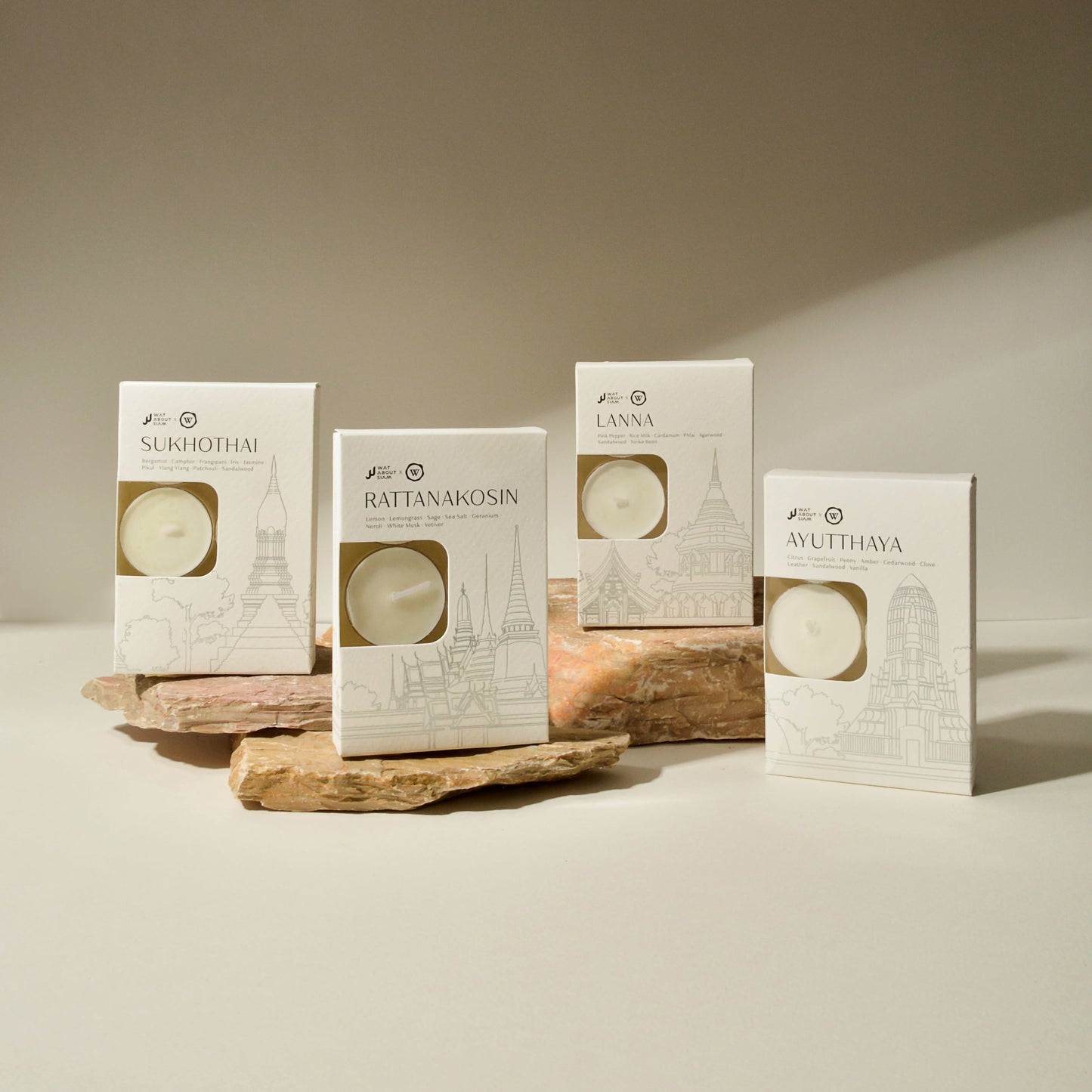Kingdom Collection: Hand-Poured Thai Scented Soy Wax Tealights_Rattanakosin_3