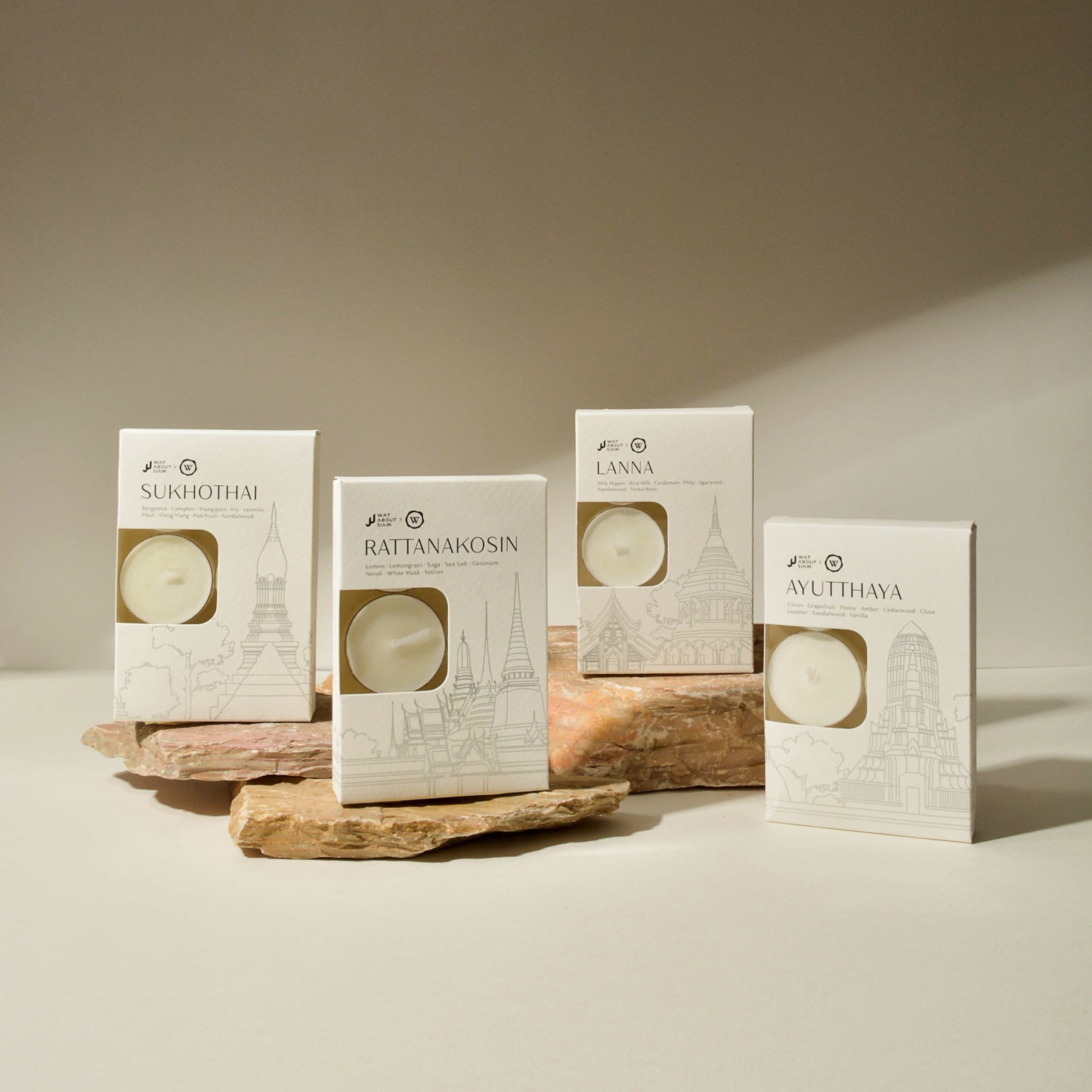 Kingdom Collection: Hand-Poured Thai Scented Soy Wax Tealights_Sukhothai_3