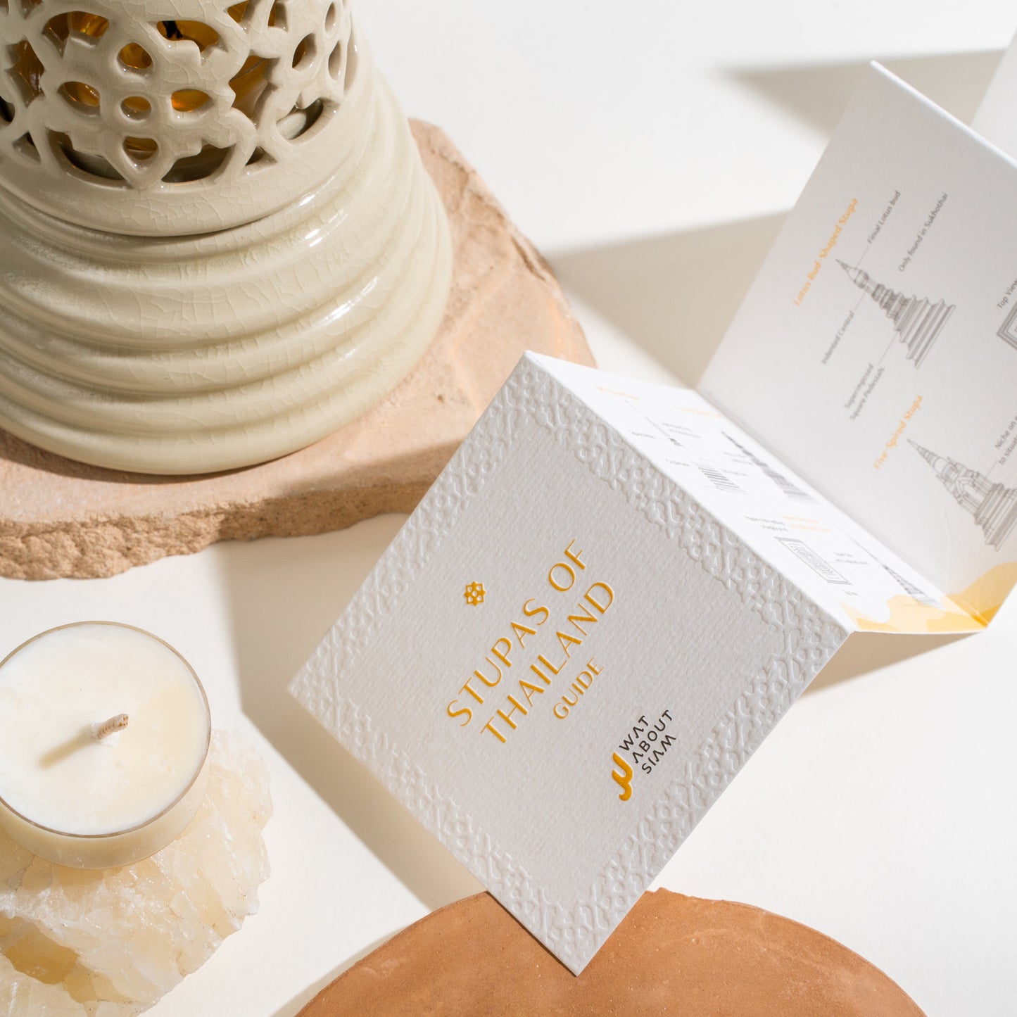 Stupas of Thailand Card_The En-Lightening Stupa: DEmark Award-Winning Thai Heritage Gift