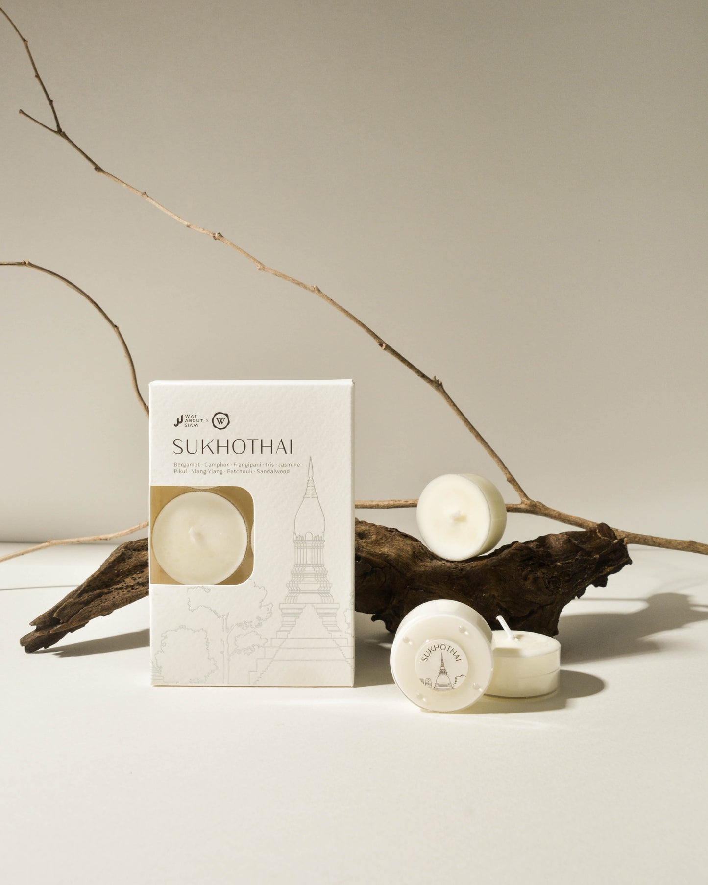 The Kingdom Collection Hand-Poured Tealights | Sukhothai