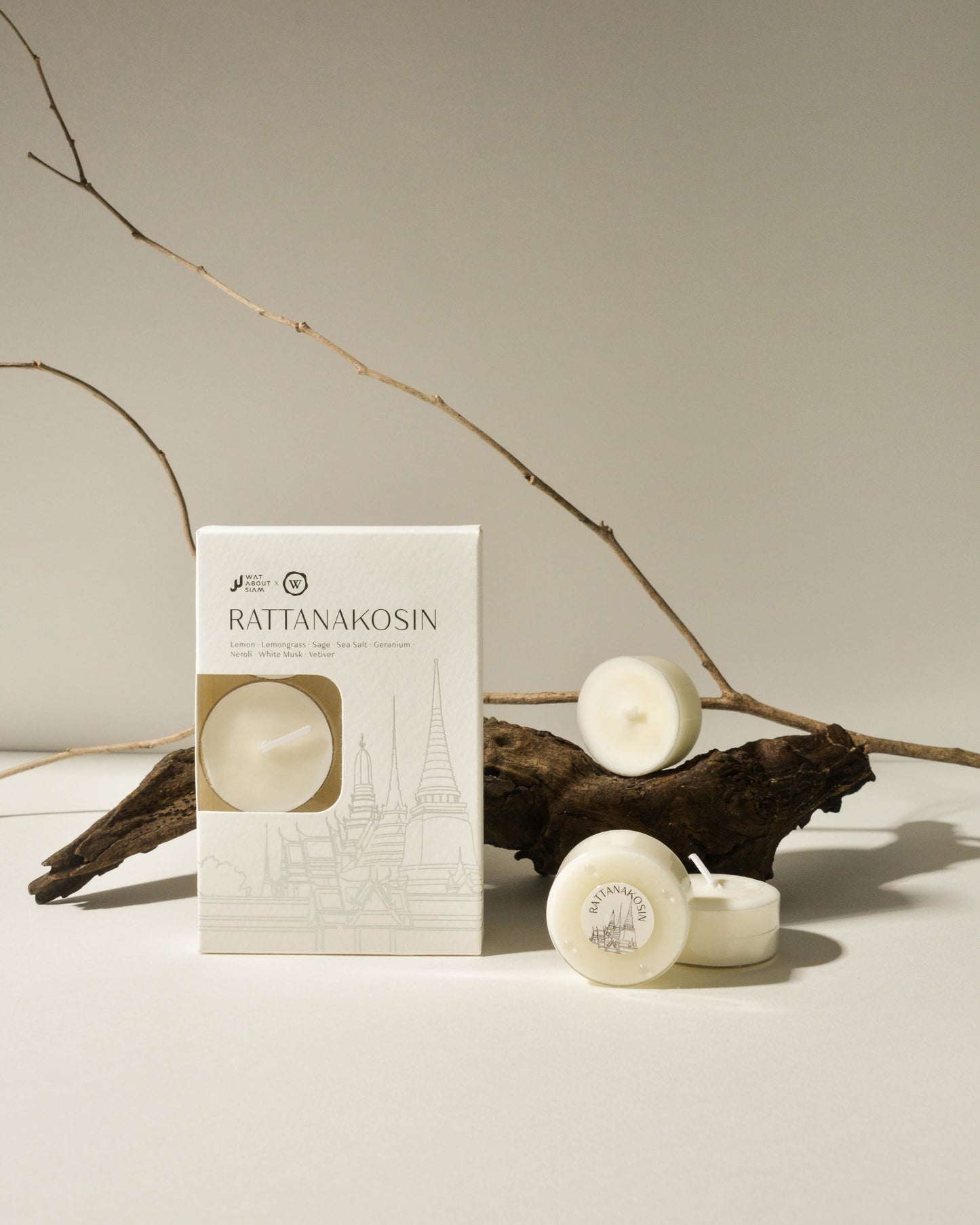 Kingdom Collection Hand-Poured Tealights | Rattanakosin