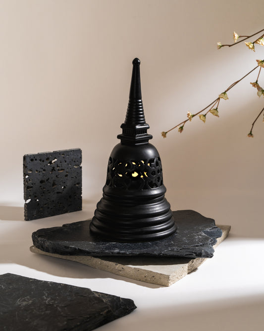 The Enlightening Stupa | Black