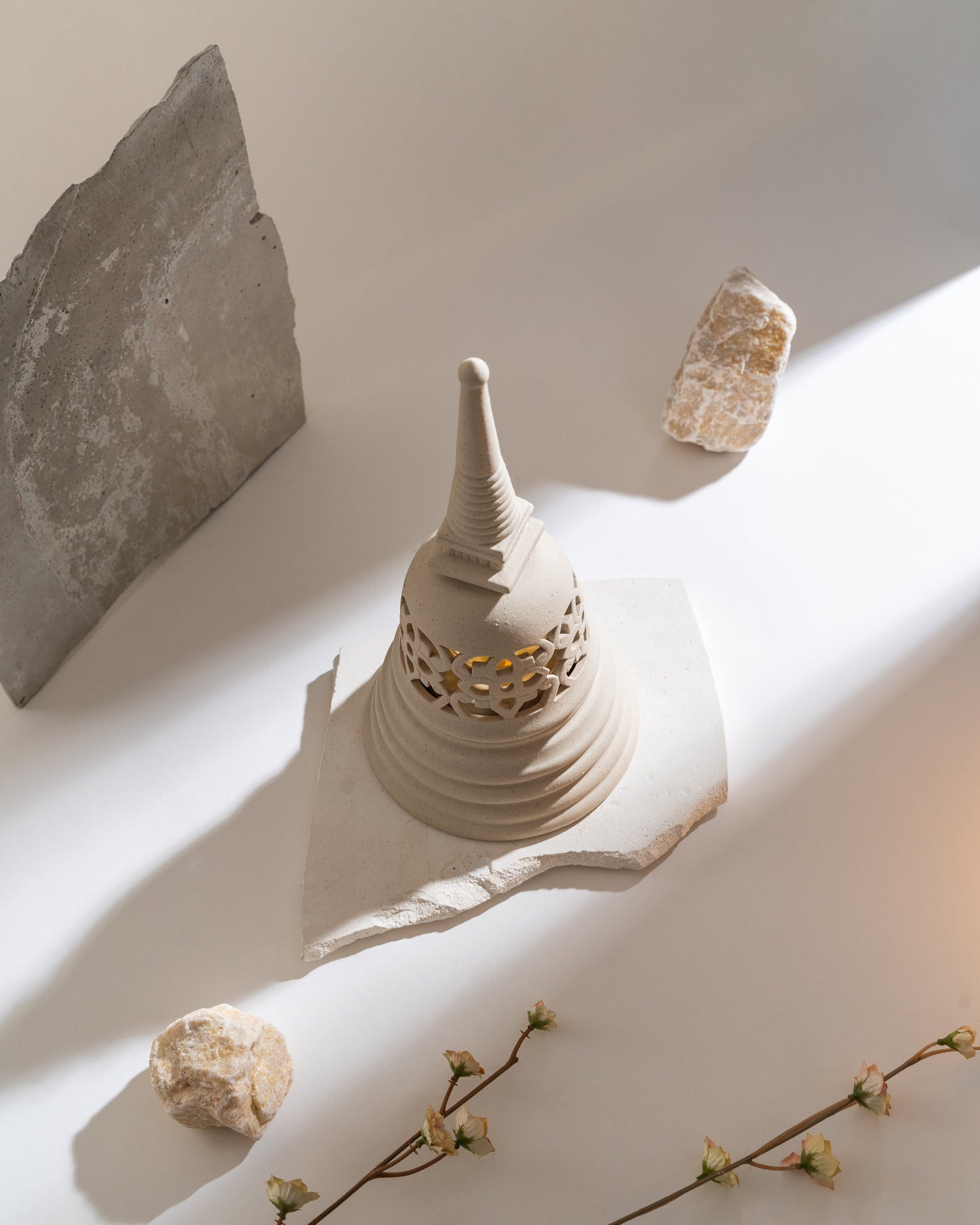 The Enlightening Stupa | Matte White