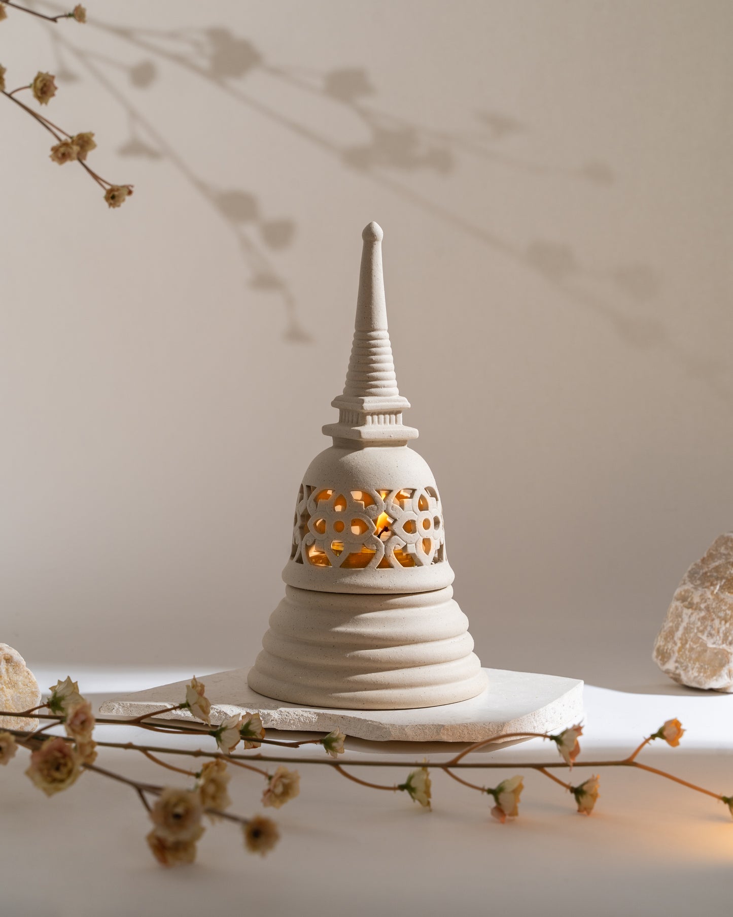 The Enlightening Stupa | Matte White