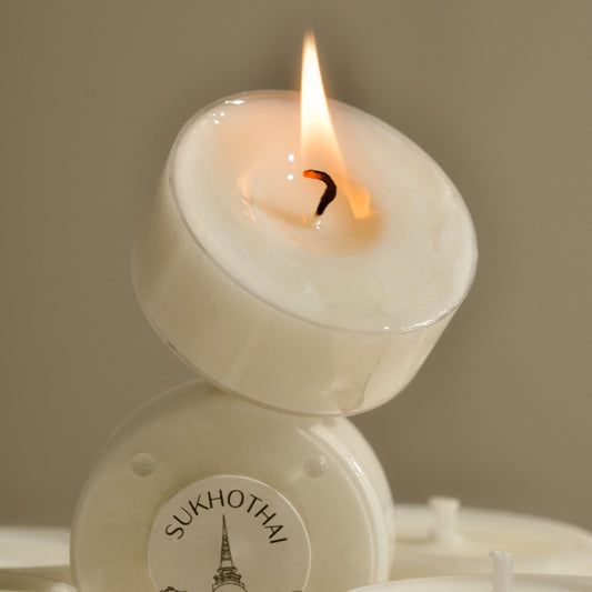 Kingdom Collection: Hand-Poured Thai Scented Soy Wax Tealights_Sukhothai