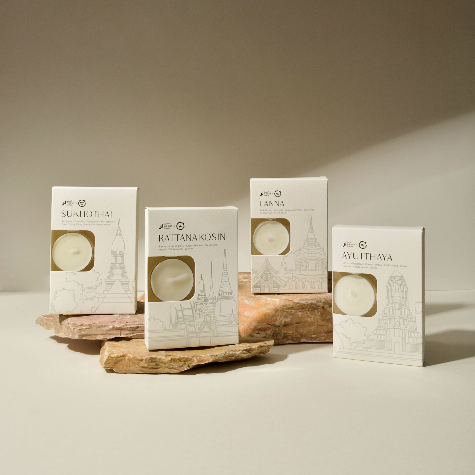 Kingdom Collection: Hand-Poured Thai Scented Soy Wax Tealights_Sukhothai_3