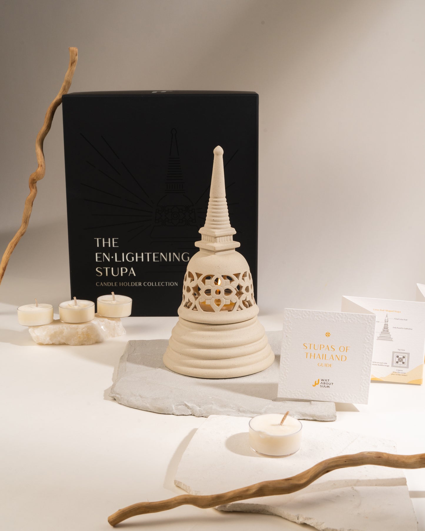 The Enlightening Stupa | Matte White